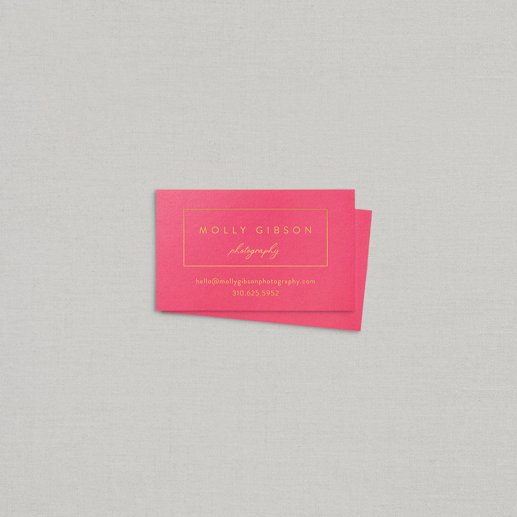 Molly Business Cards Foil