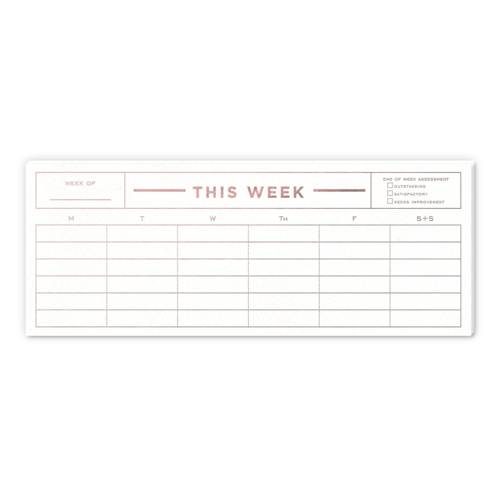 This Week Notepad – Smitten on Paper