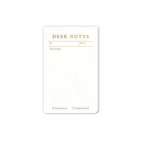 Desk Notes Notepad