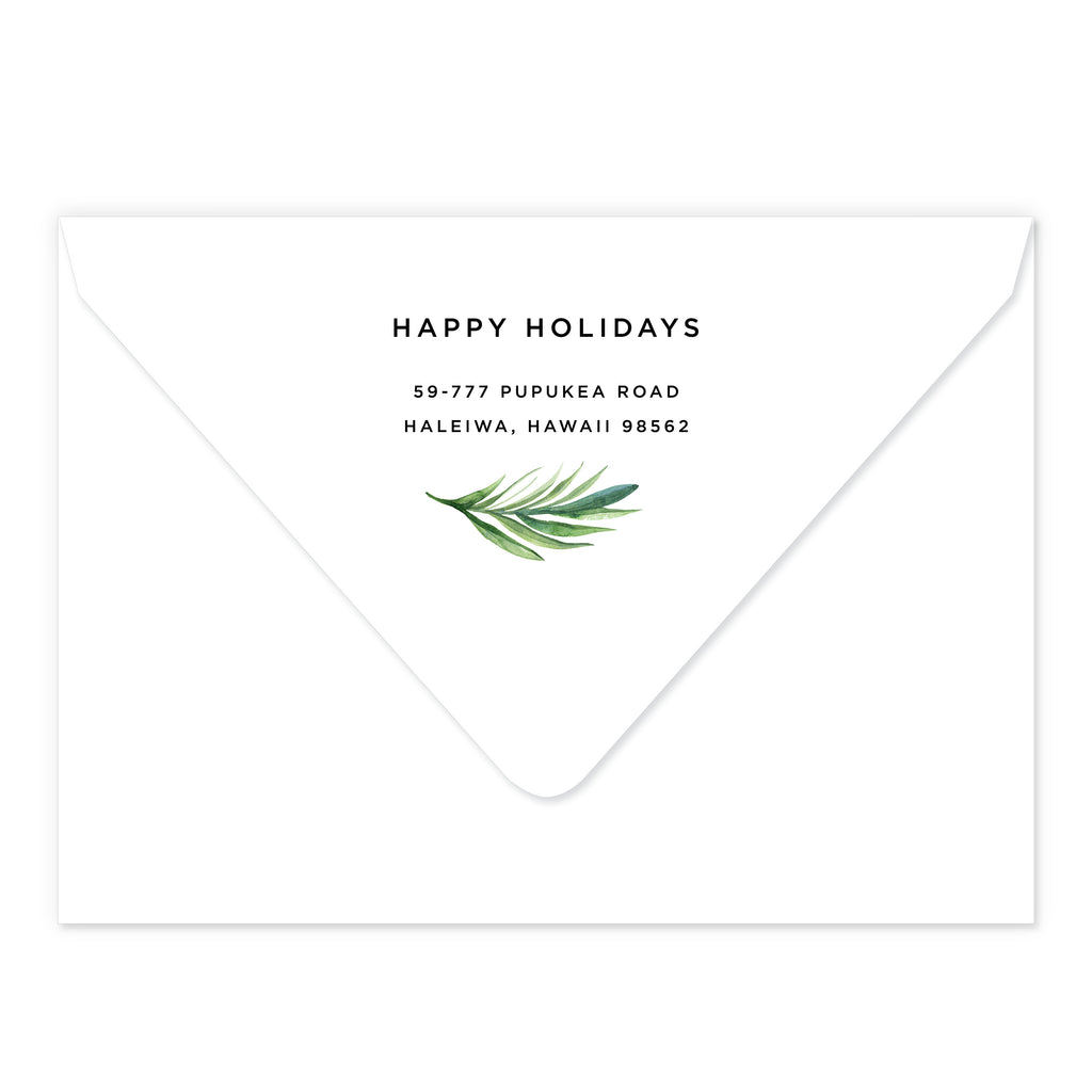 Holiday Return Address Printing
