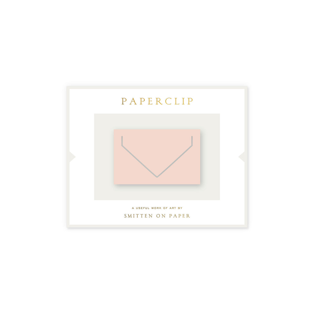 Large Envelope Paperclip • Blush