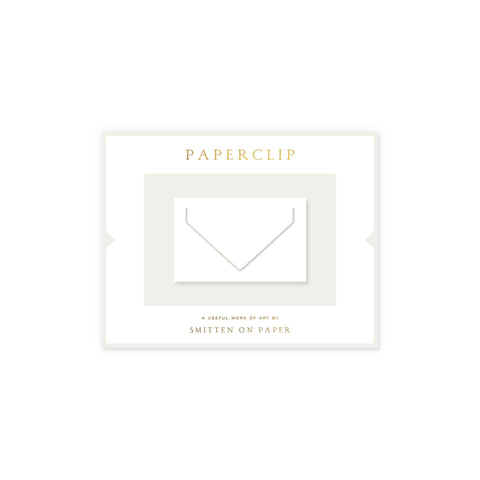 Large Envelope Paperclip • White