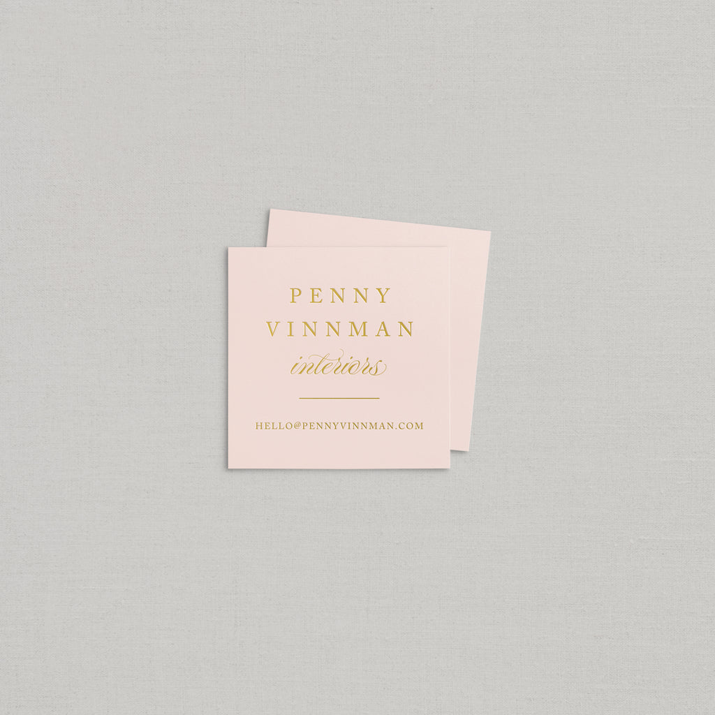 Penny Business Cards Foil
