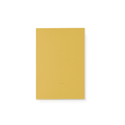Dots Pocket Notepad in Yellow