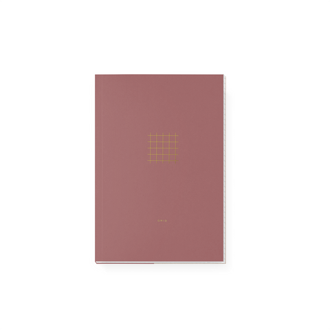Grid Pocket Notepad in Bashful