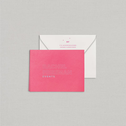 Rachel Personalized Stationery Small Tented