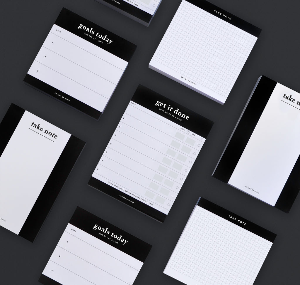 Black Take Note Chunky Notepad