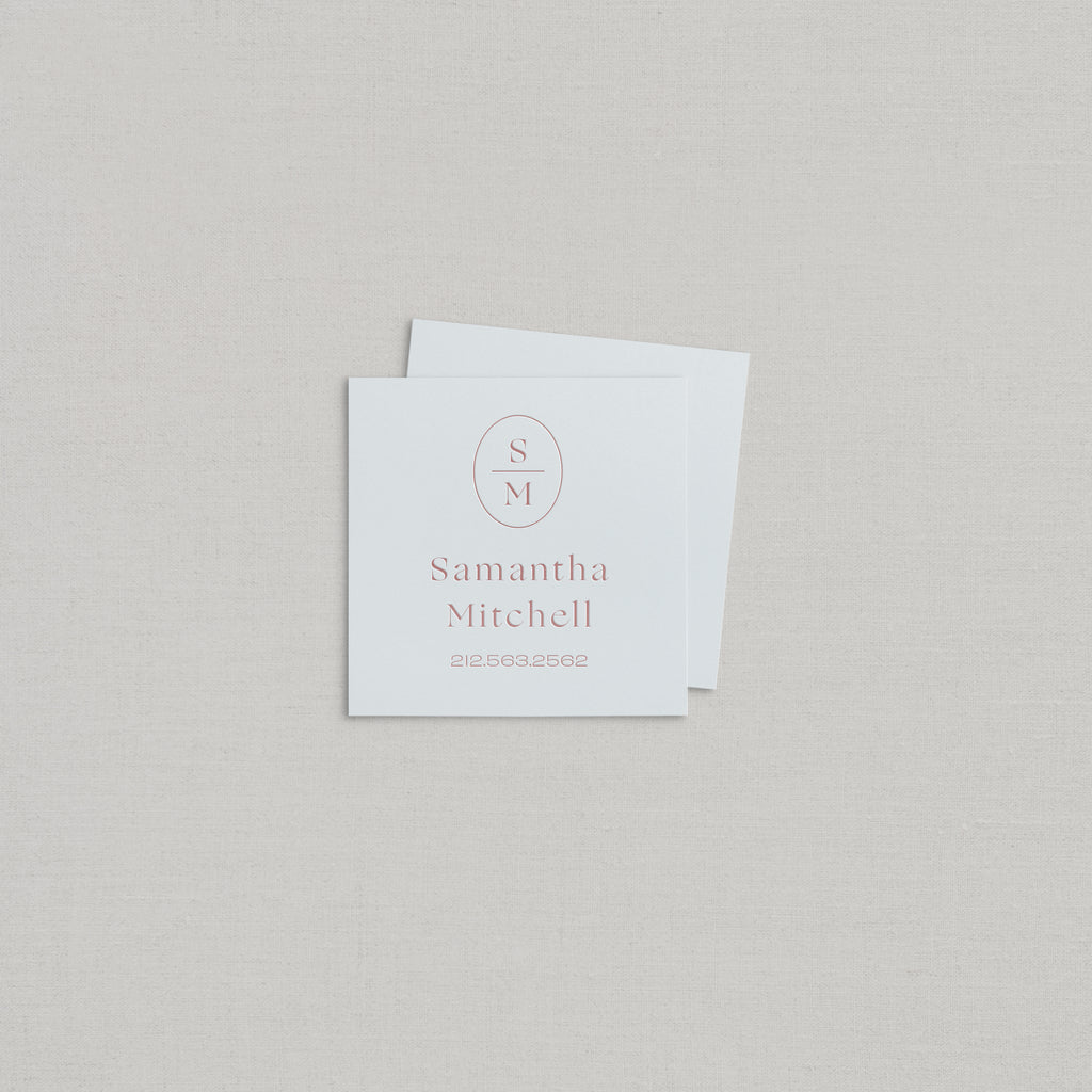 Samantha Business Cards Foil