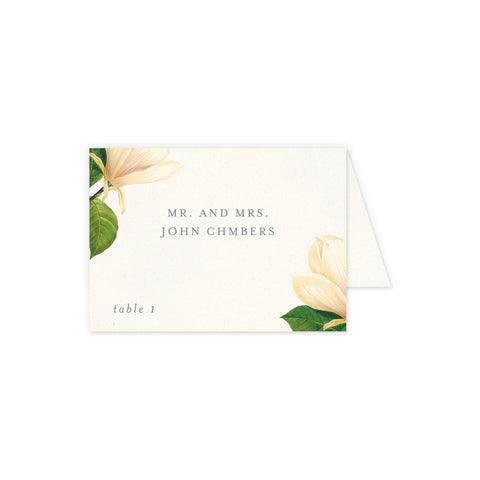 Luxe Place Card with Guest Details