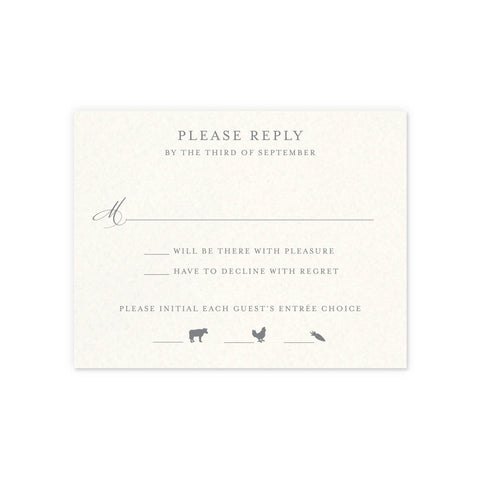 Luxe RSVP Cards